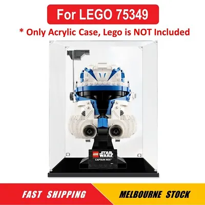 Display Case For LEGO 75349 Star Wars Captain Rex Helmet Dust Proof Glue Free • $35.95