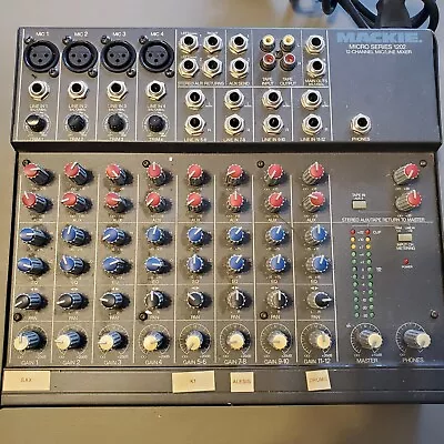 Mackie 1202-VLZ Pro 12-Channel 4-Mono XLR 8-Stereo Mic/Line Mixer - AS-IS *READ* • $25