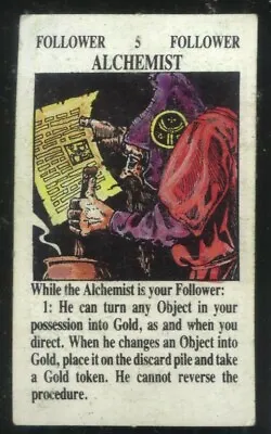 Alchemist Follower Adventure Card Talisman 2nd Edition By Games Workshop • £2