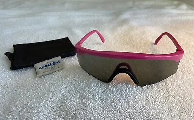 Oakley Razor Blade Pink Sunglasses - Grey - NEAR MINT • $179.99