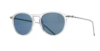 HUGO BOSS 1309/S HKT 2K Sunglasses Crystal Silver Frame Blue Gray Lenses 50mm • $71.99