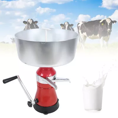 Aluminum Alloy Manual Cream Separator Milk Separating Machine For Home Dairy AOS • $241.48