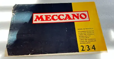 Vintage Meccano Book Of Models 2/3/4 Cover Wear • £8.56