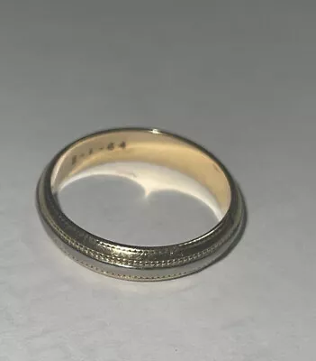 18k Men’s Two Tone Wedding Band • $220