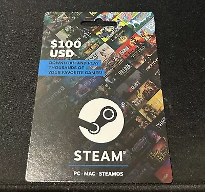 STEAM Gift Card PC Prepaid Gift Card Gaming Card Game Gift Card Physical • $169.99