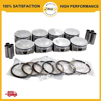 New 5.7L HEMI Pistons W/ Rings For 09-16 Chrysler Aspen Dodge Jeep Ram 1500 2500 • $178.47