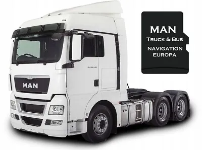 Map MicroSD  2019 Update Compatible With TRUCK And BUS MAN Scania DAF • £22.99