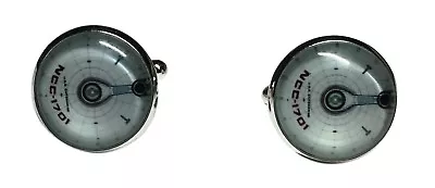 £7.94 • Buy Star Trek Original Enterprise NCC-1701 Glass Domed Ship Cufflinks