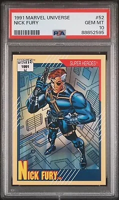 1991 Marvel Universe #52 Nick Fury PSA 10 • $50