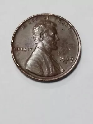 1969 D Lincoln Penny   Good Condition • $675