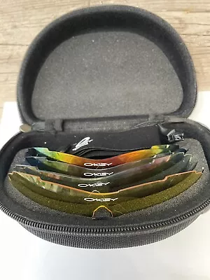 Oakley Polycarbonate Replacement Lenses X4 With Case Great Condition • £30