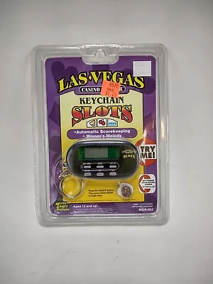 Las Vegas Casino Slots Micro Games America Handheld Electronic Keychain 1995 New • $7.73