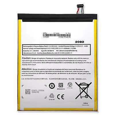 $14.40 • Buy Replacement Battery For Amazon Kindle Fire HD 8 Kids Edition (7th Generation)