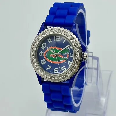 Women's Miami University Of Florida GATORS Game Time Watch Blue & Silver Tone • $21.99