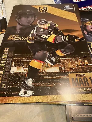 (26) Vegas Golden Knights Year 3 19/20 Posters- Includes Fleury Tuch Karlsson • $144