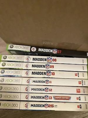 $18 • Buy Xbox 360 Games Bundle NFL Madden Collection
