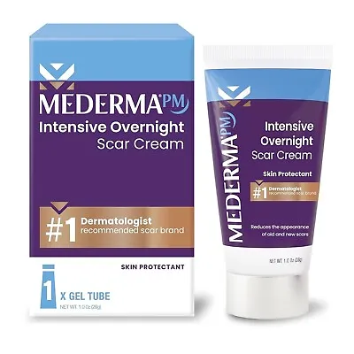 Mederma PM Intensive Overnight Scar Cream Works With Skin's Nighttime Regenerat • $28.99