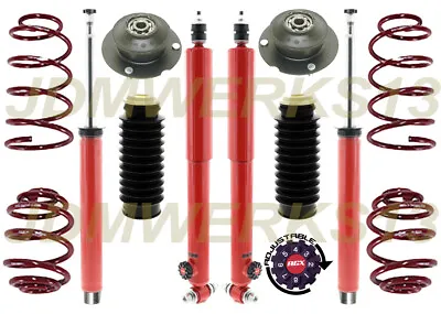 KYB 4 AGX SHOCKS STRUT MOUNTS BOOTS LOWERING SPRINGS BMW E30 325i 325is M3 325e • $774.95