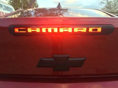 $13 • Buy Chevy Camaro 16 17 18 19 2020 3rd Brake Light Decal RS SS Z28 2SS LT ZL1 50th