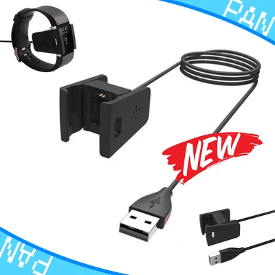 $14.14 • Buy 2 X USB Charger Charging Cable For Fitbit Charge 2 Wristband Fitness Smart Watch