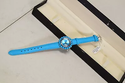 Gems En Vogue Sterling Silver Turquoise Ladies Watch • $90.99