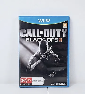 Call Of Duty Black Ops II 2 Nintendo Wii U Game Complete With Manual PAL  • $14.95