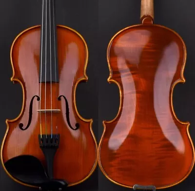 Advanced Antique Red Stradivari Style Violin 1/4 One Piece European Maple Sweet • $0.99