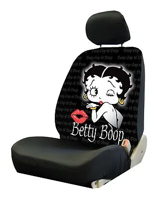 $37.54 • Buy Plasticolor 008658R01 'Betty Boop' Timeless Seat Cover, Black