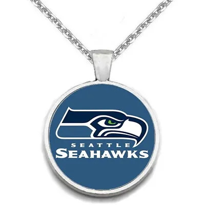 $20.95 • Buy Special Seattle Seahawks 925 Silver Link Chain Necklace With Pendant A1