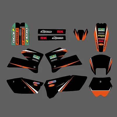 MX Graphics Stickers Fender Decals For KTM 125 250 380 400 450 520 SX 2005-2006 • $45.99