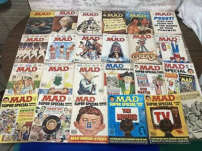 Mad Magazine Vintage Comic Comics Lot Of 24 Issues From 1970’s-1980’s • $100