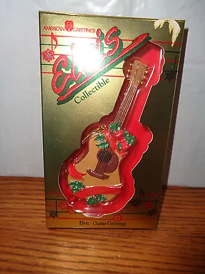 1997 Elvis - Guitar Greetings Ornament - American Greetings - New  • $12