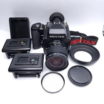 Near MINT+++ ] Pentax 645N Film Camera SMC A 45mm f/ 2.8 120 Film