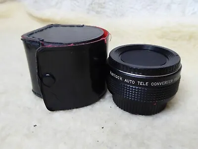 Kenlock Auto Tele Converter 2x Multi-Coated -- Pentax PK + Case  Vgc  • £9.99