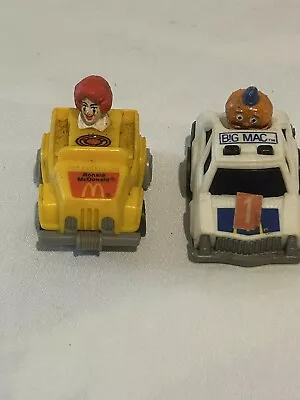 McDonalds Happy Meal Ronald McDonald Mayor McCheese 1984 1985 Ertl Pullback Cars • $10