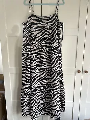 M&S Summer Dress 100% Cotton Size 22 New • £8