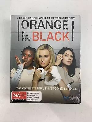 Orange Is The New Black Complete 1 & 2 Season DVD Brand New Blue Ray Free Post • £9.34