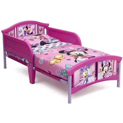 GIRLS TODDLER BED Disney Minnie Mouse Kids Childs Pink • $69.77
