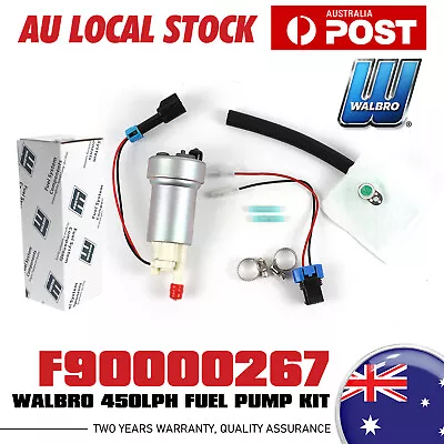 Walbro 460lph E85 Fuel Pump Kit F90000267 Ford Falcon BA BF FG XR6 Turbo V8 F6. • $171.52