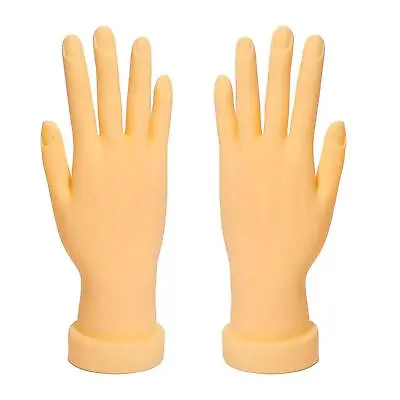 Nail Practice Hand Bendable Fake Model For Nails Practice Paint Display DIY • £9.38