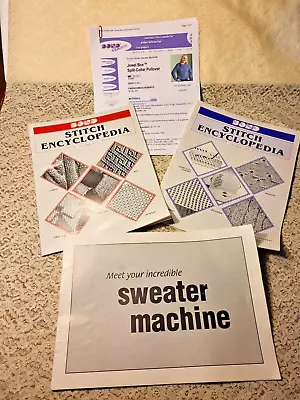 Vintage Bond Incredible Knitting Sweater Machine  Manual & Pattern Books  Only • $20