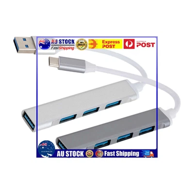 $10.89 • Buy USB Hub Splitter, USB 3.0 USB 2.0 4 In 1 Hub Adapter Dongle For Printer, Laptop