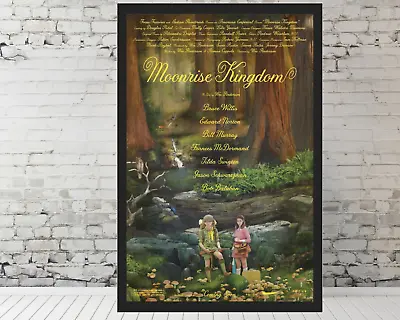 Moonrise Kingdom Poster Wes Anderson Movie Poster 11x17  Framed Trendy Poster • $33.90