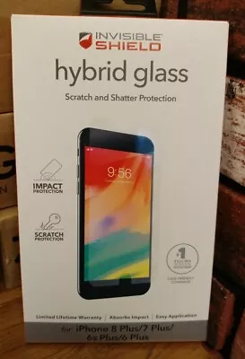 ZAGG Hybrid Glass Iphone 6+ 6s+ 7+ 8+ Invisible Shield Screen Protector • $7.99