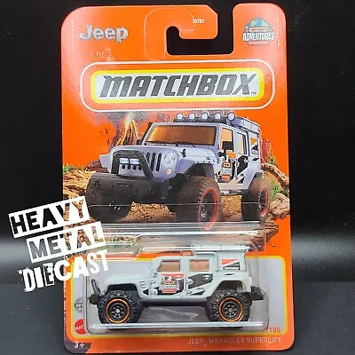 Matchbox Jeep Wrangler Superlift  Adventure  (2022 Mainline Mix 6 F) • $2.25