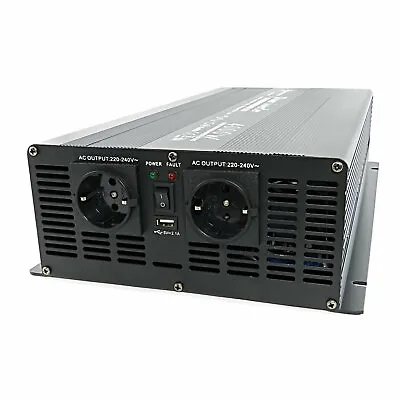 Voltage Converter 24V 230V 4000 / 8000 Watt USB Solar Inverter Inverter NEW • £288.49