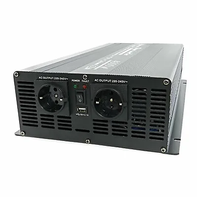 Voltage Converter 24V 230V 4000/8000 Watt USB Solar Inverter New • £300.13