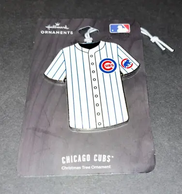Hallmark 2022 CHICAGO CUBS MLB Uniform Jersey Metal Enameled Xmas Ornament NEW! • $5.99