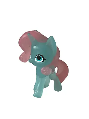 MLP My Little Pony Snow Party Advent Countdown Blue Unicorn Pink Mane Figure NEW • $4.95
