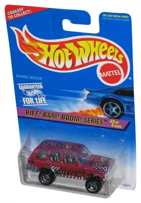 Hot Wheels Biff! Bam! Boom! Series 3/4 (1996) Purple Range Rover Toy Car #544 • £11.24